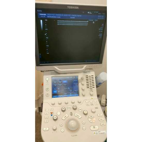 Ultrasound Toshiba Xario-2000 Year 2014