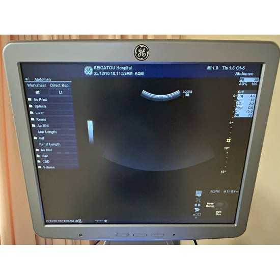 Ultrasound GE Logiq S8 Year 2012
