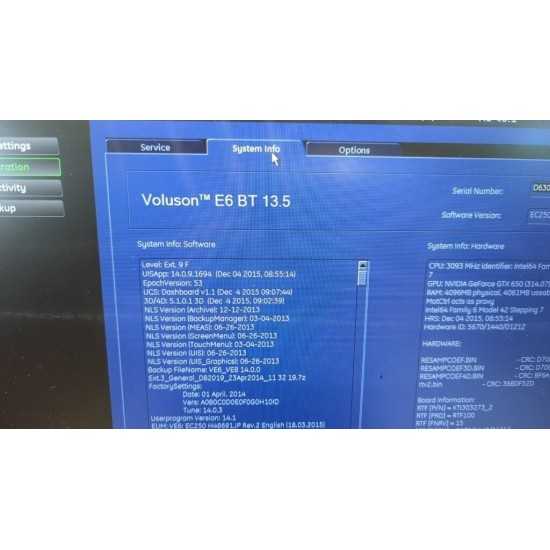 Ultrasound GE Voluson E6